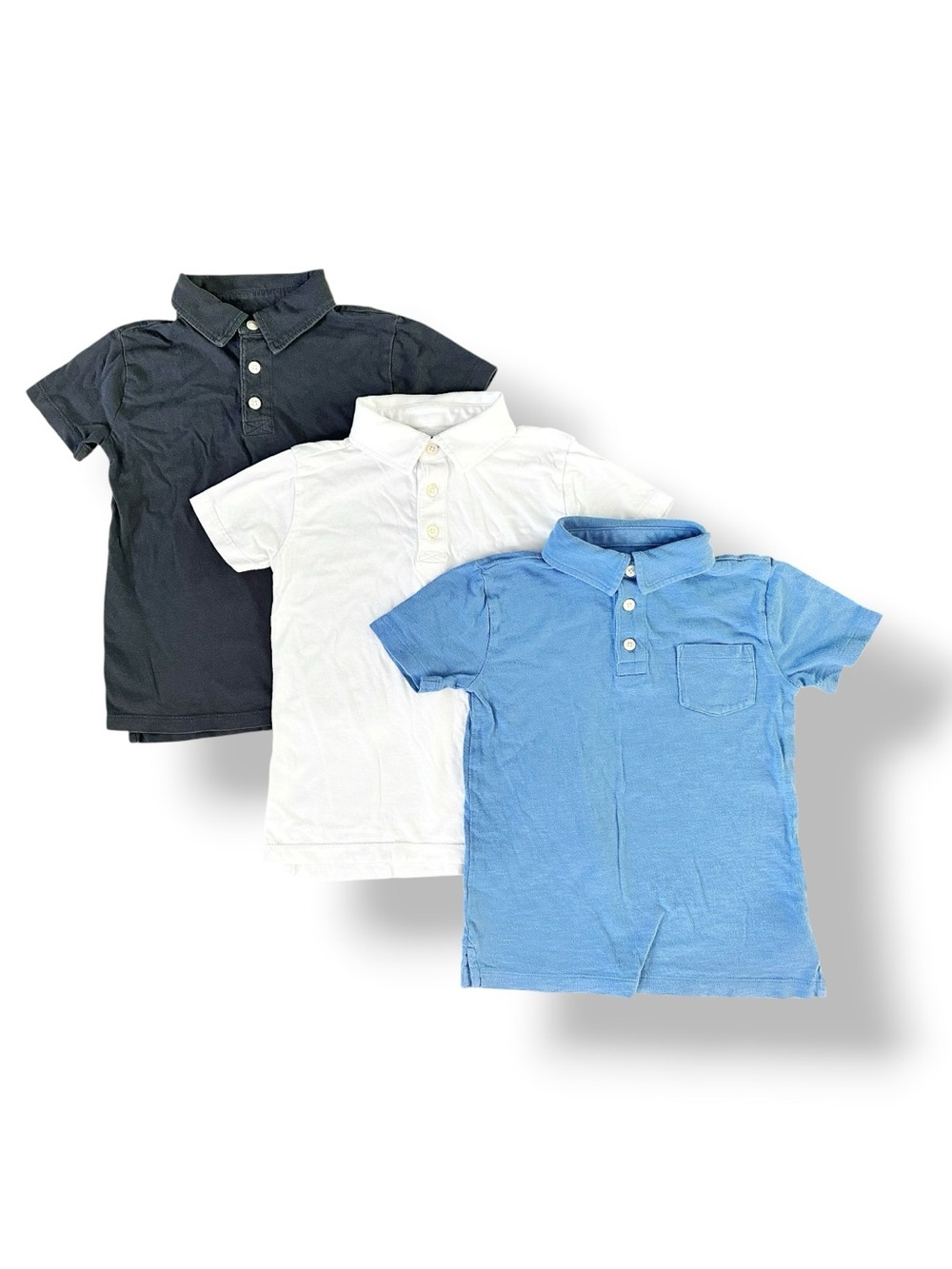 Crewcuts | Bundle of Three Solid Color Polo Shirts (4-5 yrs)